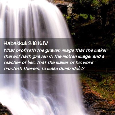 Habakkuk 2:18 KJV Free Bible Images