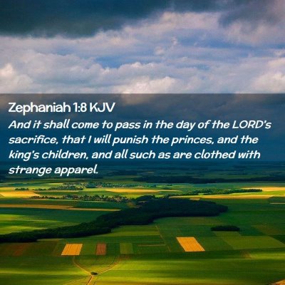 Zephaniah 1:8 KJV Free Bible Images