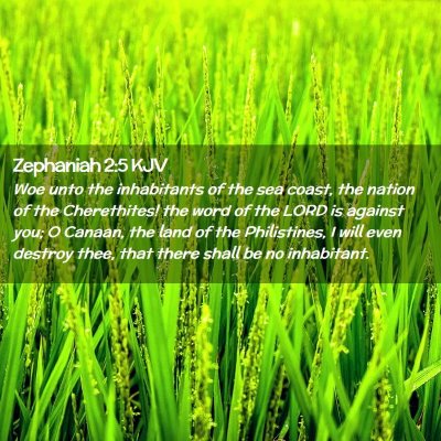 Zephaniah 2:5 KJV Free Bible Images