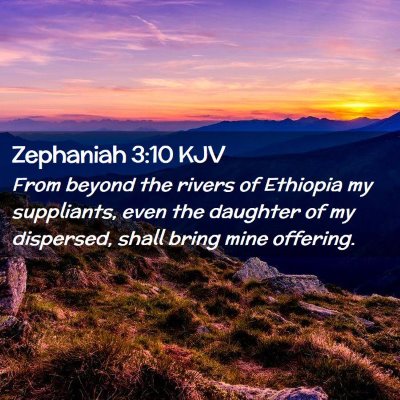 Zephaniah 3:10 KJV Free Bible Images