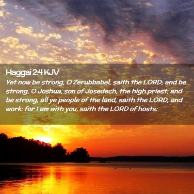 Haggai 2:4 KJV Free Bible Images