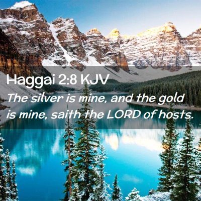 Haggai 2:8 KJV Free Bible Images