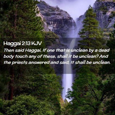 Haggai 2:13 KJV Free Bible Images