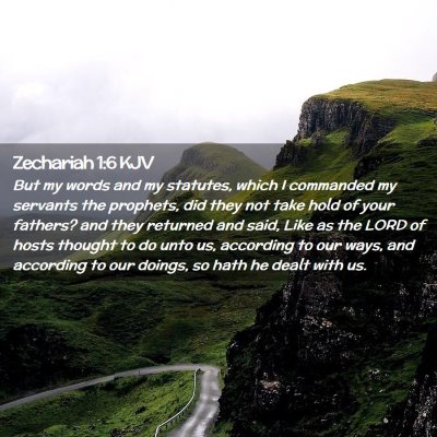 Zechariah 1:6 KJV Free Bible Images