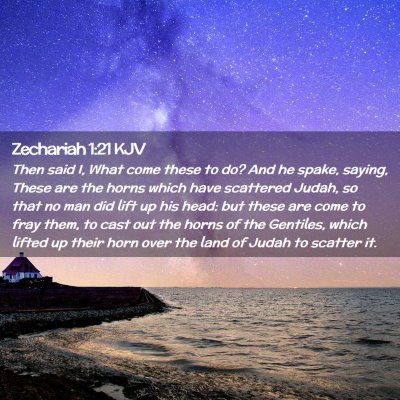 Zechariah 1:21 KJV Free Bible Images