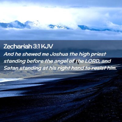 Zechariah 3:1 KJV Free Bible Images