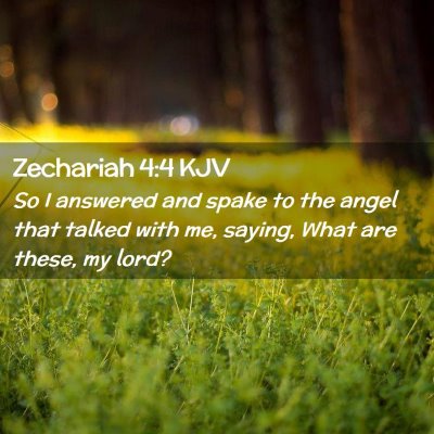 Zechariah 4:4 KJV Free Bible Images