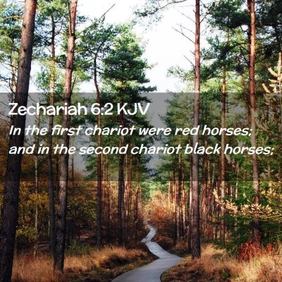 Zechariah 6:2 KJV Free Bible Images