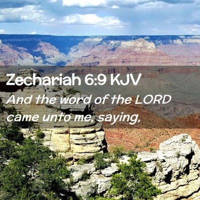 Zechariah 6:9 KJV Free Bible Images