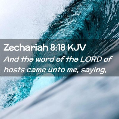 Zechariah 8:18 KJV Free Bible Images