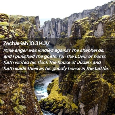 Zechariah 10:3 KJV Free Bible Images