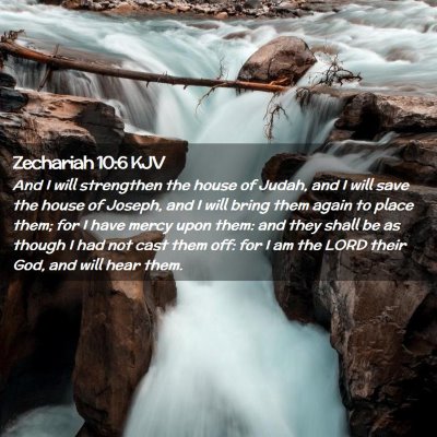 Zechariah 10:6 KJV Free Bible Images