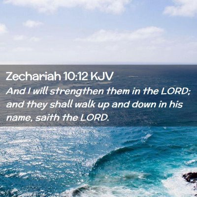 Zechariah 10:12 KJV Free Bible Images