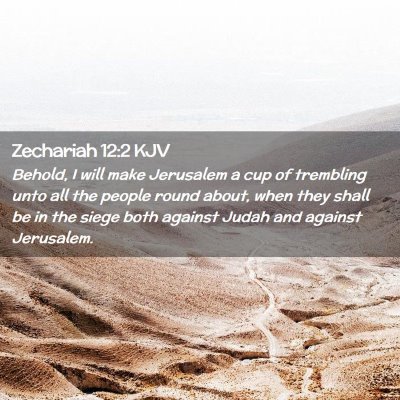 Zechariah 12:2 KJV Free Bible Images