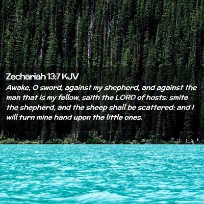 Zechariah 13:7 KJV Free Bible Images