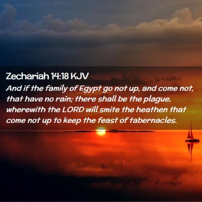 Zechariah 14:18 KJV Free Bible Images