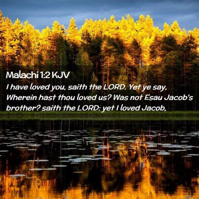 Malachi 1:2 KJV Free Bible Images