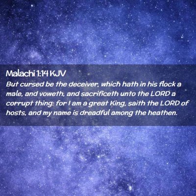 Malachi 1:14 KJV Free Bible Images