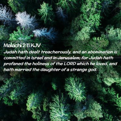 Malachi 2:11 KJV Free Bible Images