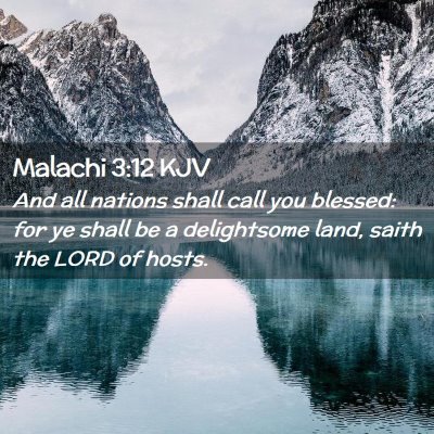 Malachi 3:12 KJV Free Bible Images