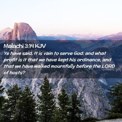 Malachi 3:14 KJV Free Bible Images