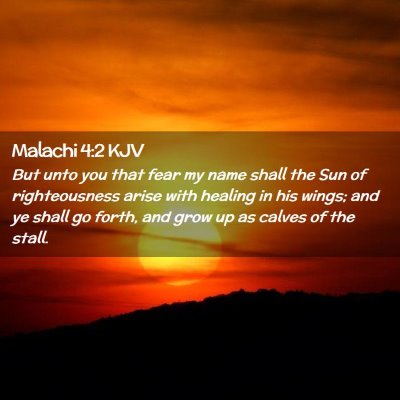 Malachi 4:2 KJV Free Bible Images