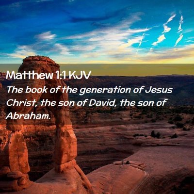 Matthew 1:1 KJV Free Bible Images