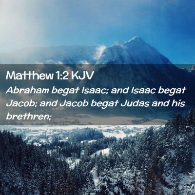 Matthew 1:2 KJV Free Bible Images