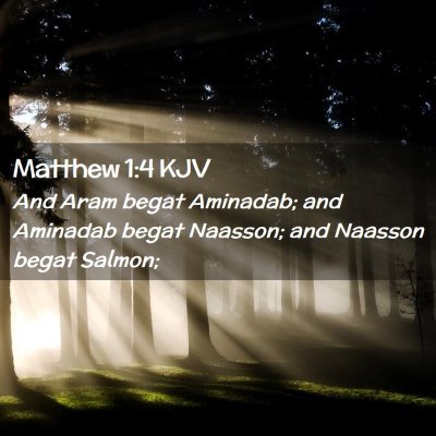 Matthew 1:4 KJV Free Bible Images