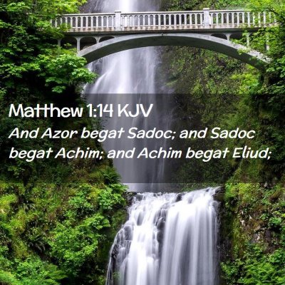 Matthew 1:14 KJV Free Bible Images