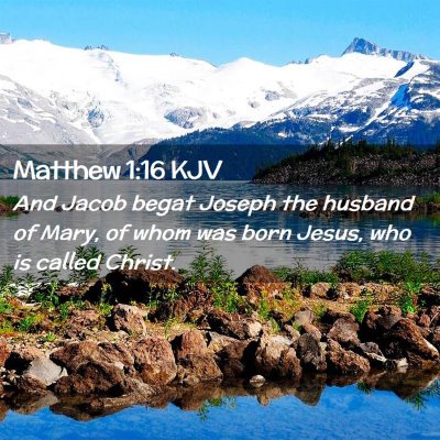 Matthew 1:16 KJV Free Bible Images