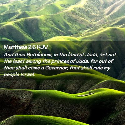 Matthew 2:6 KJV Free Bible Images