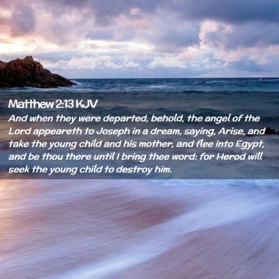 Matthew 2:13 KJV Free Bible Images