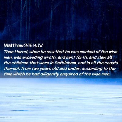 Matthew 2:16 KJV Free Bible Images