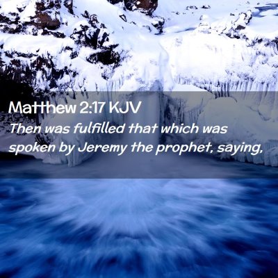 Matthew 2:17 KJV Free Bible Images