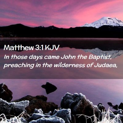 Matthew 3:1 KJV Free Bible Images