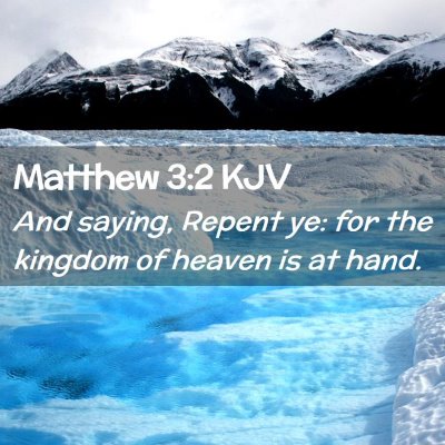 Matthew 3:2 KJV Free Bible Images