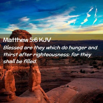 Matthew 5:6 KJV Free Bible Images