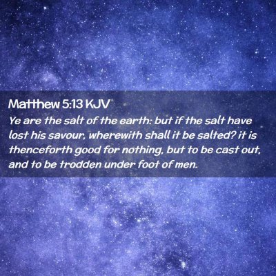 Matthew 5:13 KJV Free Bible Images