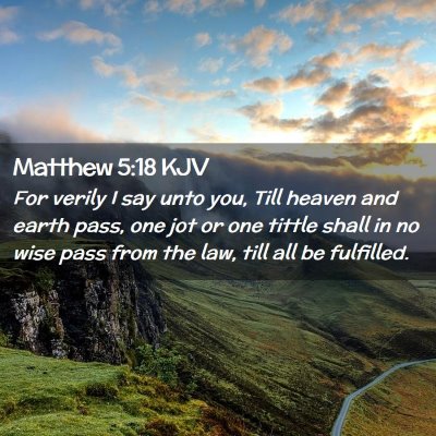 Matthew 5:18 KJV Free Bible Images