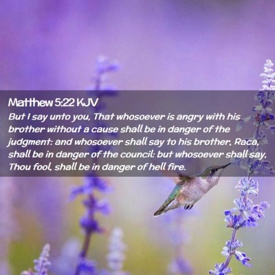 Matthew 5:22 KJV Free Bible Images