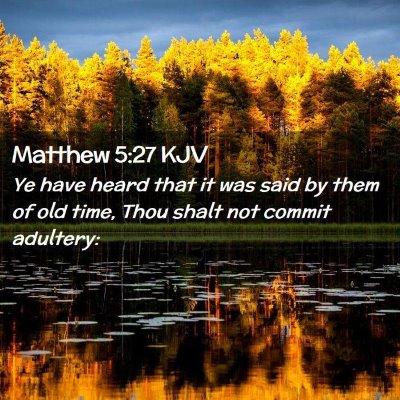 Matthew 5:27 KJV Free Bible Images