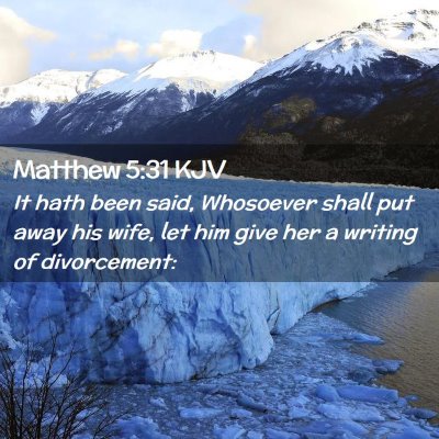 Matthew 5:31 KJV Free Bible Images