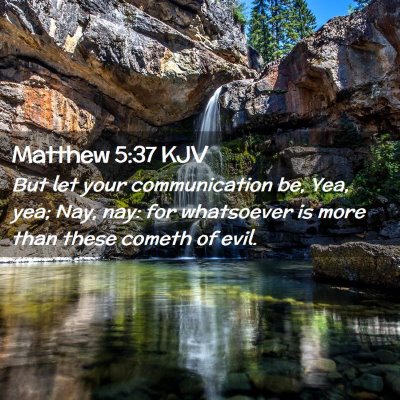 Matthew 5:37 KJV Free Bible Images