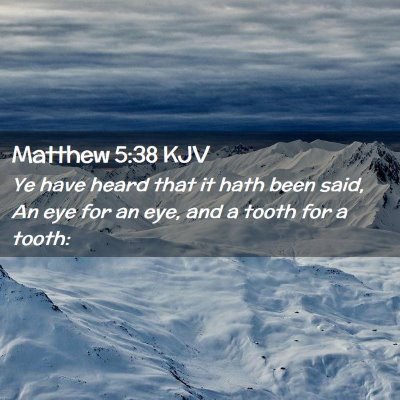 Matthew 5:38 KJV Free Bible Images