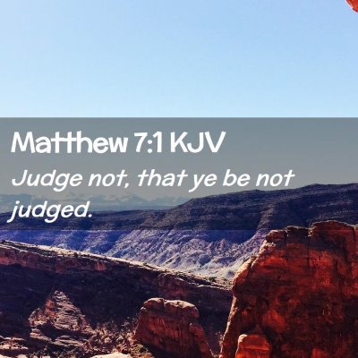 Matthew 7:1 KJV Free Bible Images