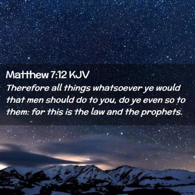 Matthew 7:12 KJV Free Bible Images