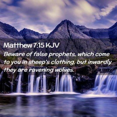 Matthew 7:15 KJV Free Bible Images