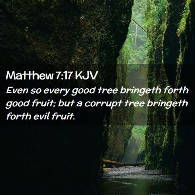 Matthew 7:17 KJV Free Bible Images