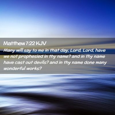 Matthew 7:22 KJV Free Bible Images